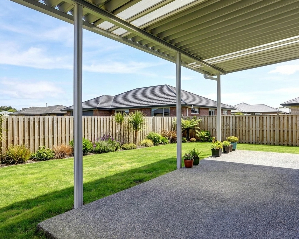 Decorative Patio in Christchurch Garden