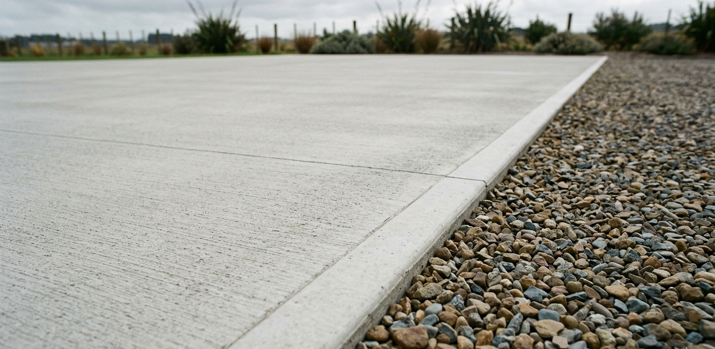 Light Finish Concrete Industrial Section in Islington, Christchurch