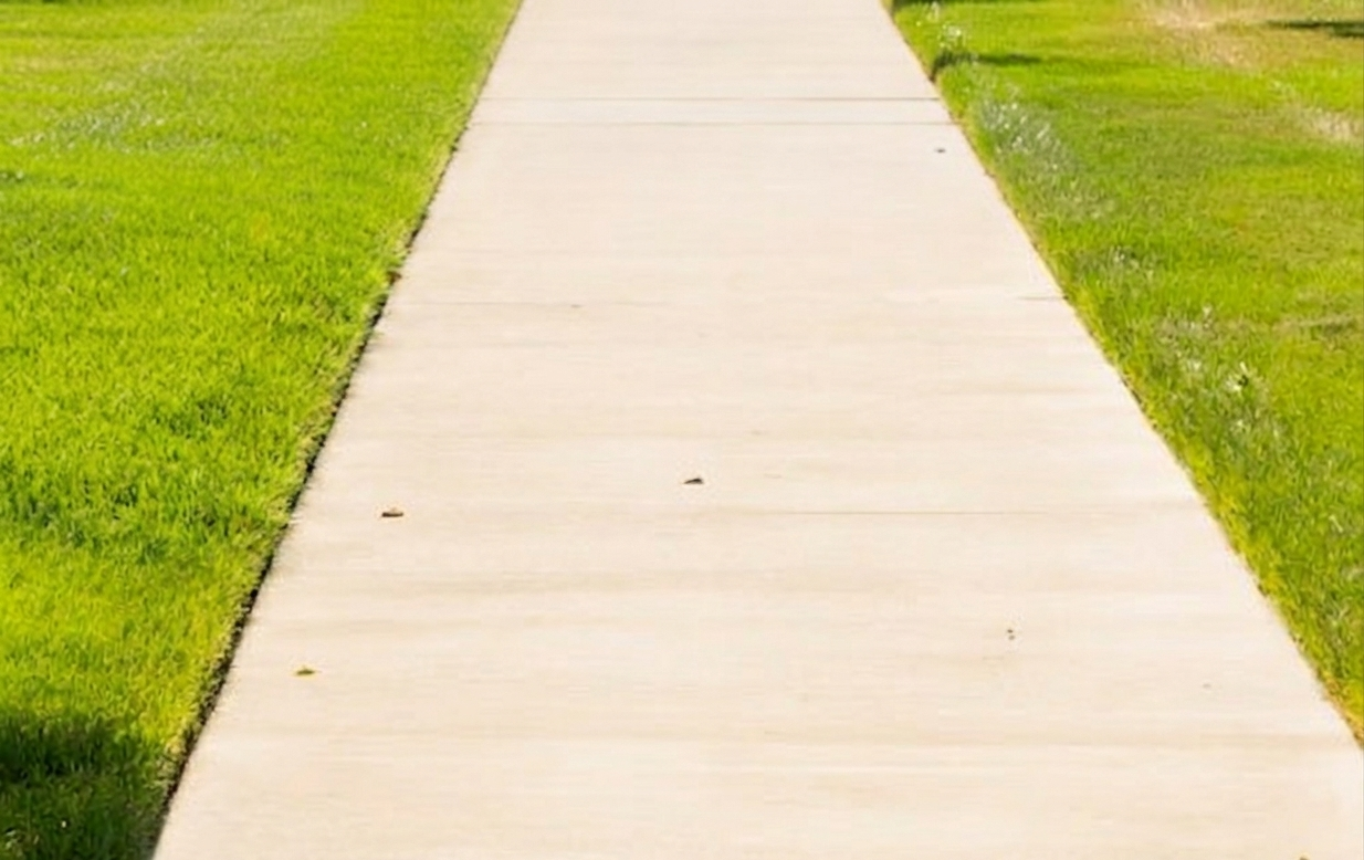 Concrete Footpath In Christchurch For Bikers and Walkers